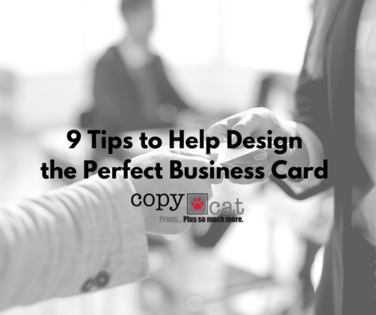 9 Tips to Help Design the Perfect Business Card