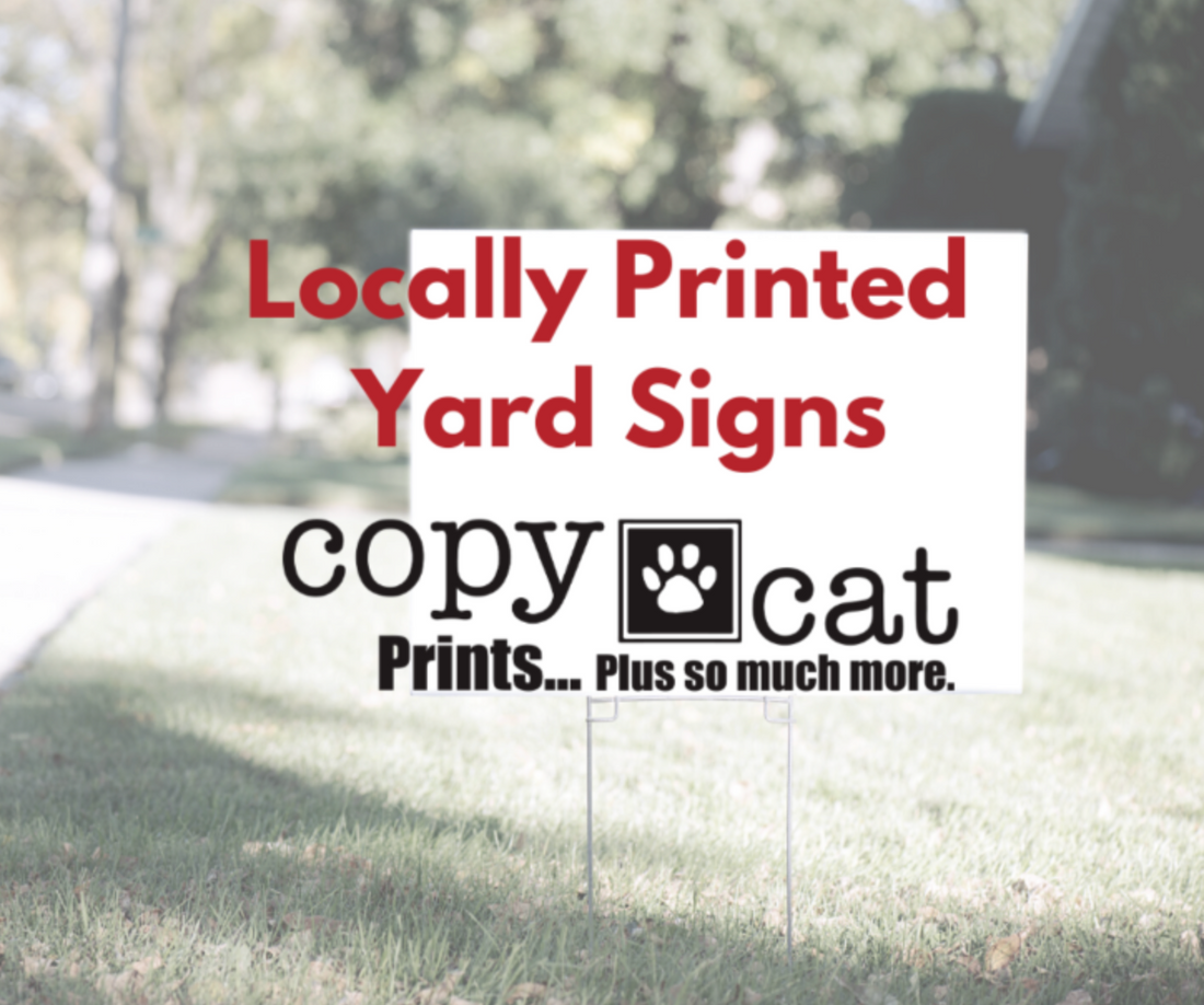 Locally Printed Yard Signs | Messages at a Physical Distance